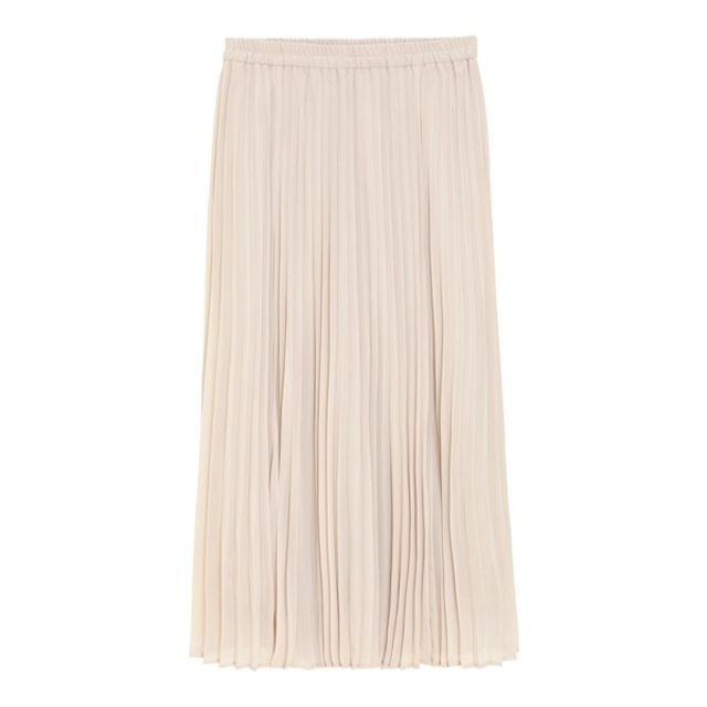 プリーツロングスカート