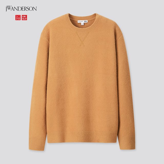 スフレヤーンクルーネックセーター（長袖）