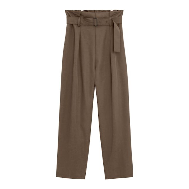 ベルトタックテーパードパンツ