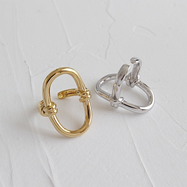 HOOP DESIGN RING SILVER/GOLD