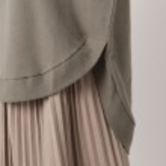 裏毛ピーチ起毛ラウンドヘムプルオーバー