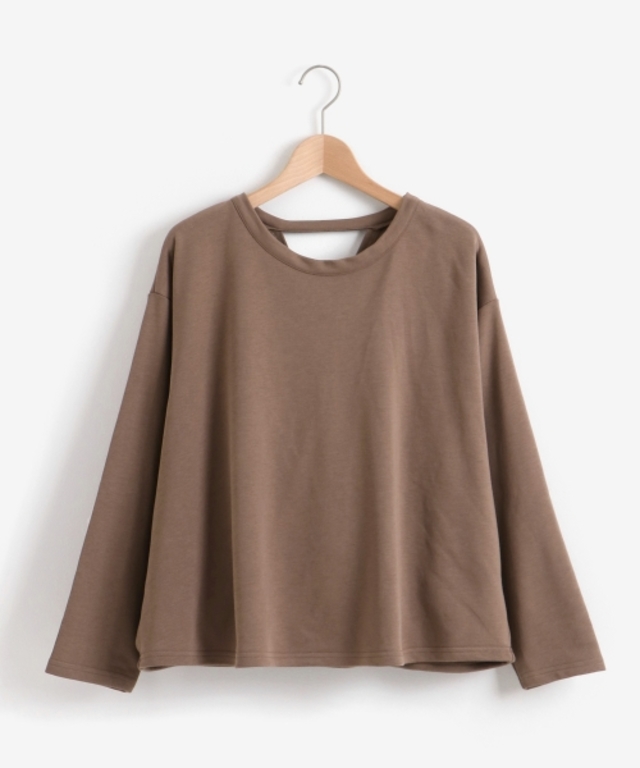 バックカシュクール裏毛プルオーバー