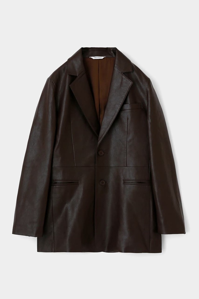 F／LEATHER TAILORED ジャケット