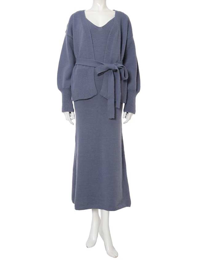 リブフレアレギンスパンツ