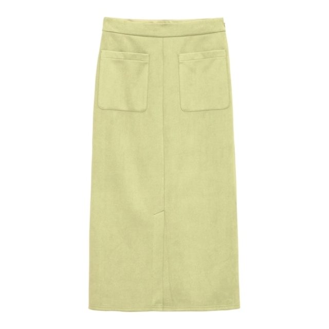 フェイクレザープリーツスカート