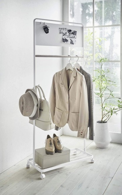 tower パネル付き キッズハンガーラック