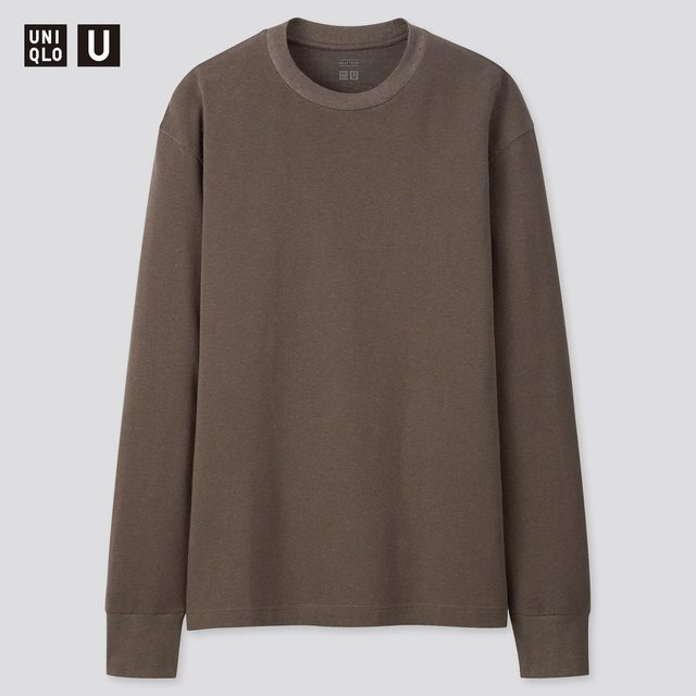 ヒートテックコットンクルーネックT