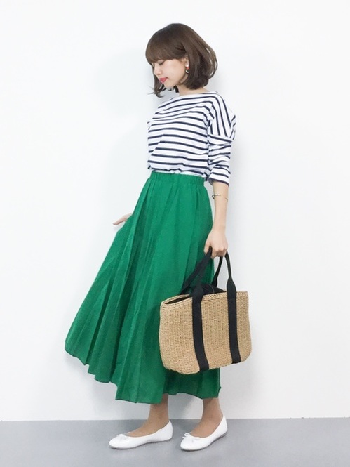 コットンティアードスカート