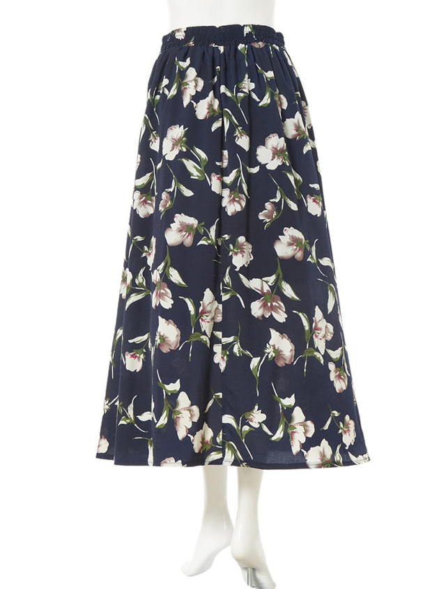 フロントボタンサーキュラースカート（丈標準76～80cm）