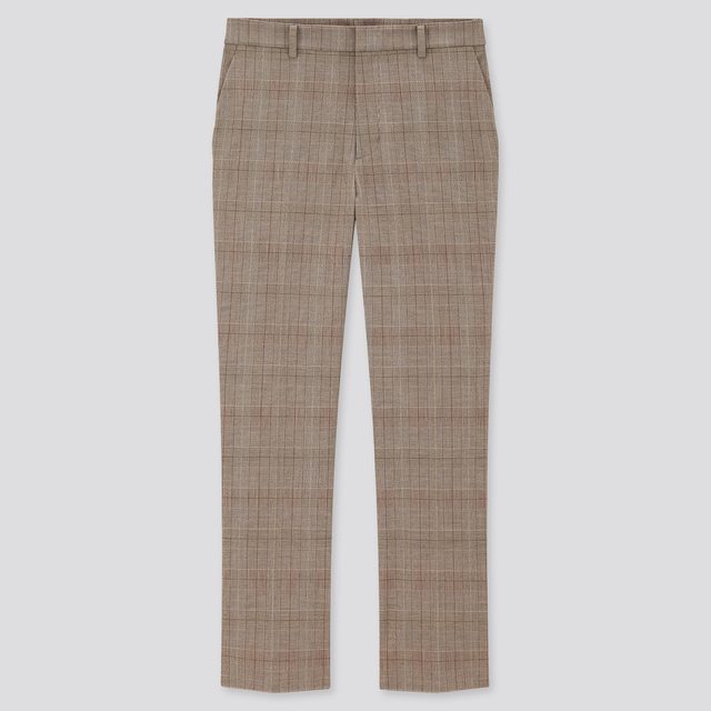 スマートアンクルパンツ（チェック）