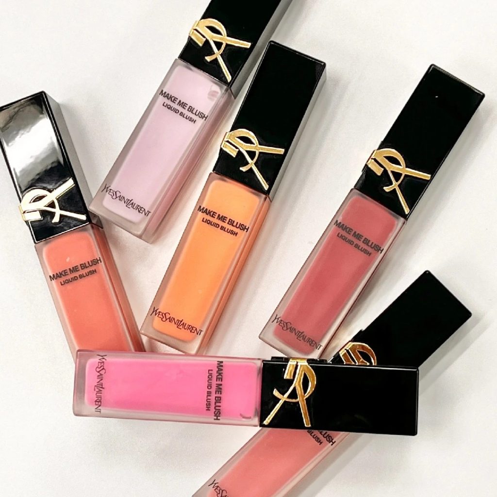 YSL（イヴ・サンローラン）の新クリームチークを全色スウォッチ！ 素肌